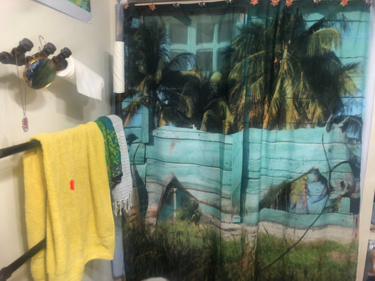 Elegant Horse Shower Curtain | Animal Themed Decor