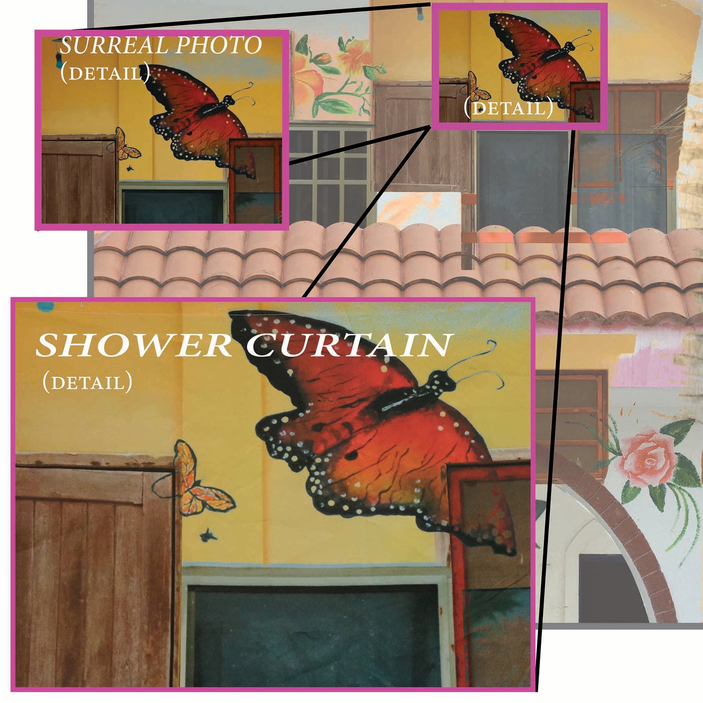 Windows and Doors Shower Curtain