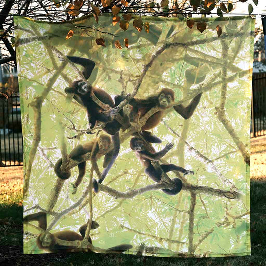 Fun Monkey Shower Curtain | Playful Bathroom Décor